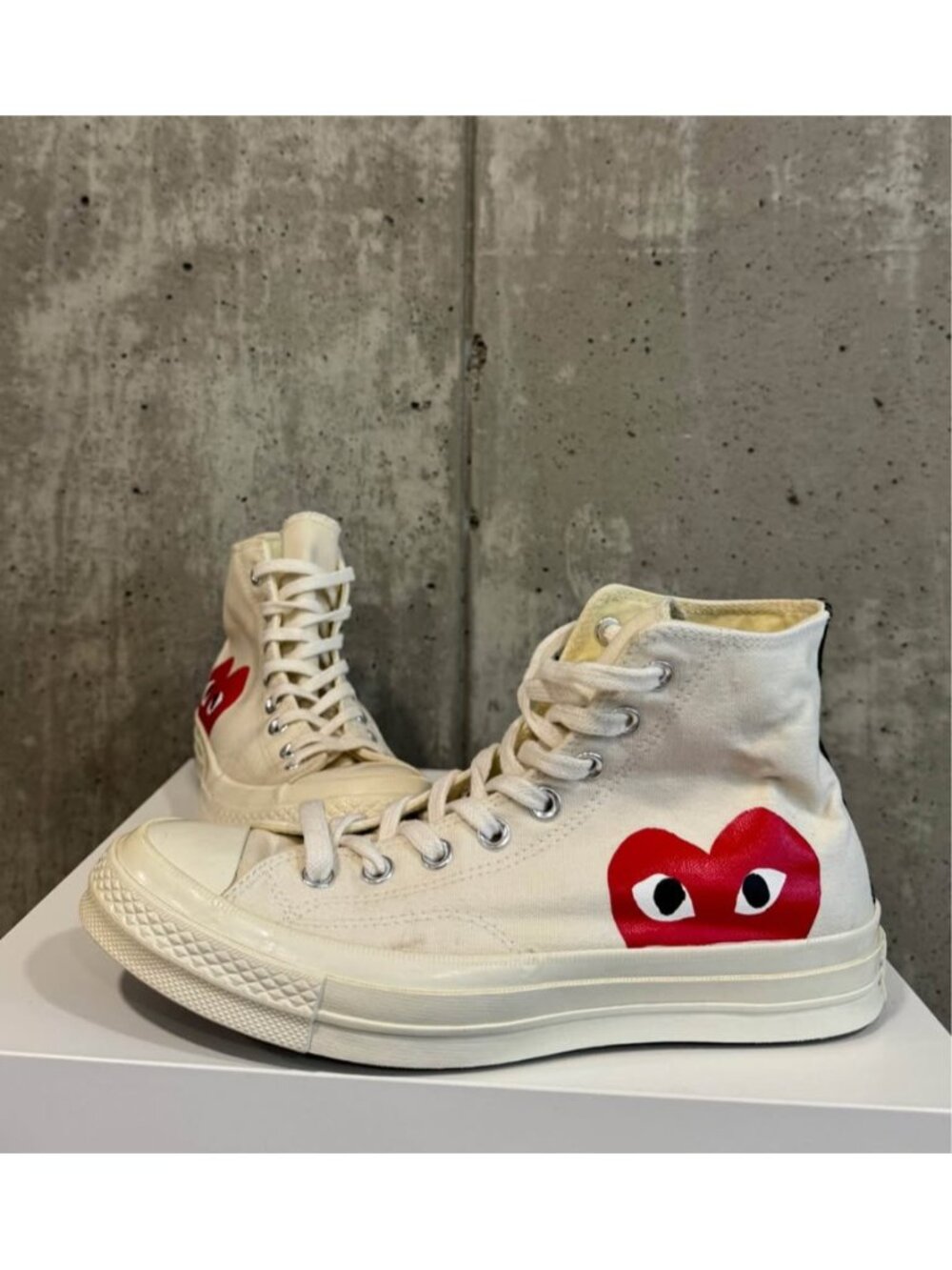 Converse x COMME des GARÇONS PLAY Chuck 70 White Men’s US 8 Women’s US 10